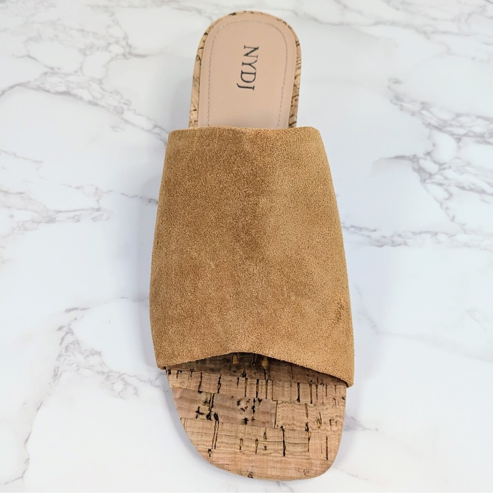 NYDJ Claudine Wedge Heel Mule in Cognac Size 6 NEW IN BOX $99 - Picture 8 of 8